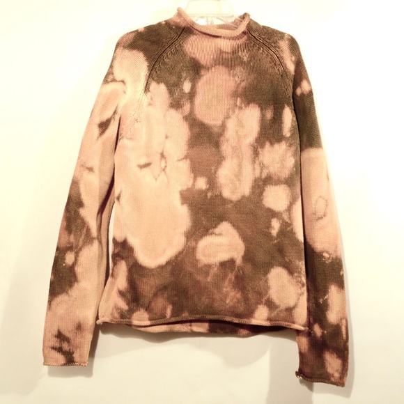 J. Crew Other - J CREW  X Custom Acid Wash Roll Neck Sweater
